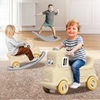 R For Rabbit Rock N Ride 3-in-1 Balance Board, Ride-On - Beige Grey