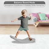 R For Rabbit Rock N Ride 3-in-1 Balance Board, Ride-On - Beige Grey