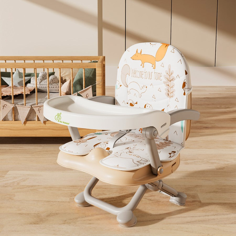 R For Rabbit Booster Chair Candy Pop Booster Chair Beige