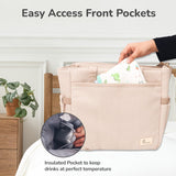 R for Rabbit Diaper Bag Caramello Tote Beige