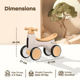 R For Rabbit Speedster Glider Baby Ride On Car - Beige