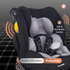 R for Rabbit Car Seat Jack N Jill - NXG Black Grey