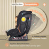 R for Rabbit Car Seat Jack N Jill - NXG Black Grey