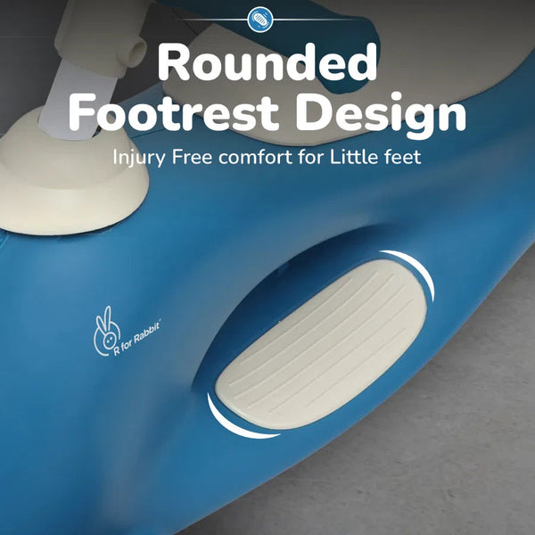 R for Rabbit Rideon Car Speedster - Zoomy Blue Grey