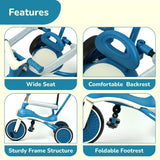 R For Rabbit 3-in-1 Tiny Toes Karizma - Blue Grey