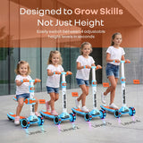 R for Rabbit Road Runner Stellar Duo 2-in-1 Kick Scooter One Size Blue Orange
