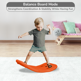 R For Rabbit Rock N Ride 3-in-1 Balance Board, Ride-On - Blue Orange