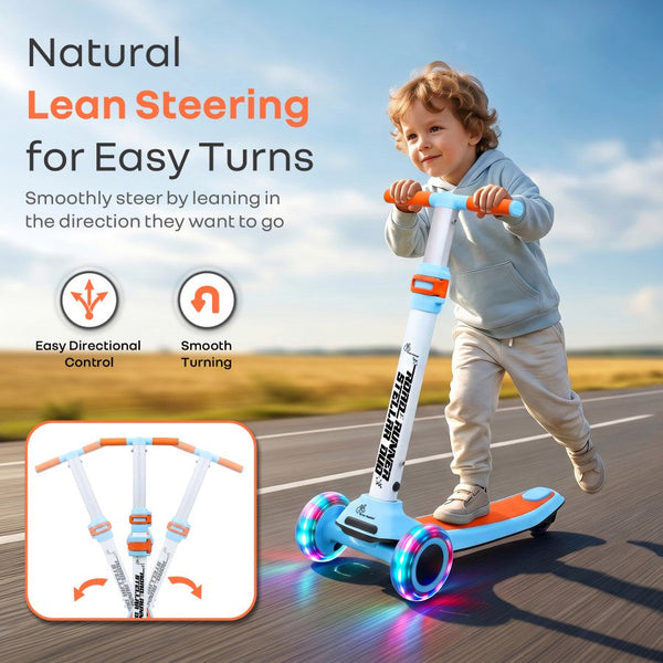 R for Rabbit Road Runner Stellar Duo 2-in-1 Kick Scooter One Size Blue Orange