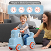 R For Rabbit Rock N Ride 3-in-1 Balance Board, Ride-On - Blue Orange