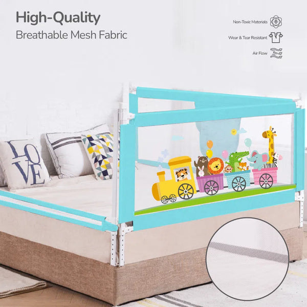 R For Rabbit Bed Rail Safety Guard Bed Rail Blue