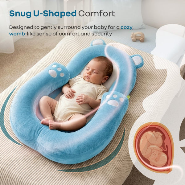 R For Rabbit Snuggy Teddy Baby Nest Lounger - 4 in 1
