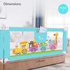 R for Rabbit Bed - Rail Safari Blue