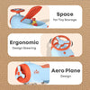R For Rabbit Iya Iya Aero Swing Car for kids 2 in 1 Ride On - Blue Orange