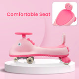R For Rabbit Iya Iya Dino Swing Car - Blush Pink