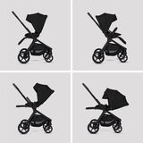 Silver Cross Breez Pushchair Birth to 22 kg Onyx