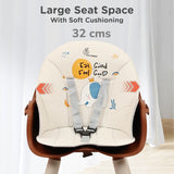 R For Rabbit Cherry Berry Tusky High Chair - Brown Cream