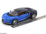 Maisto Bugatti Chiron Diecast Scale Model Car 1:24 Blue