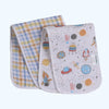 Abracadabra Muslin Burp Pad - Rocketman