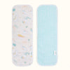 Abracadabra 4-Layer Muslin Burp Pads – D for Dino, Pack of 2