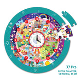 Chalk and Chuckles Busy Bear’s Day Tell the Time Clock Puzzle 45 cm Multicolor