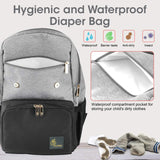 R For Rabbit Diaper Bag Caramello Smart Grey Black