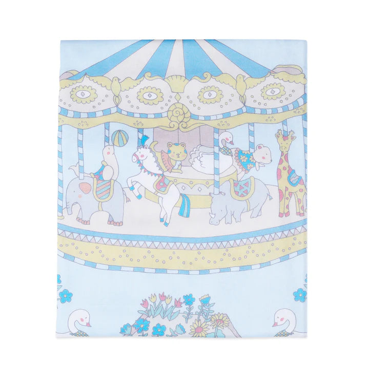 Masilo Organic Cotton Cot Bedding Set 5-Piece – Carnival Blue