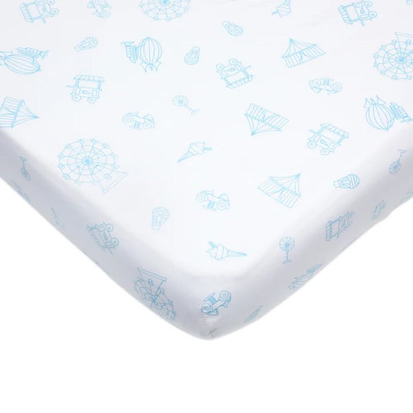 Masilo Organic Cotton Cot Bedding Set – Carnival Blue