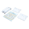 Masilo Organic Cotton Cot Bedding Set – Carnival Blue