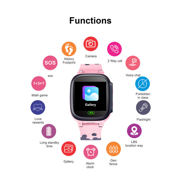Spiky Centaur-Pink Smart Watch for Kids