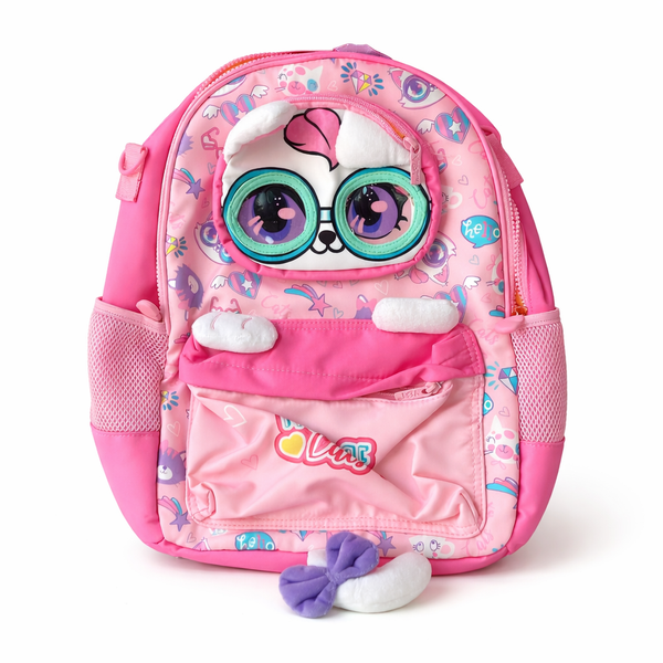 Vest School Bag For Kids 14" - Cat
