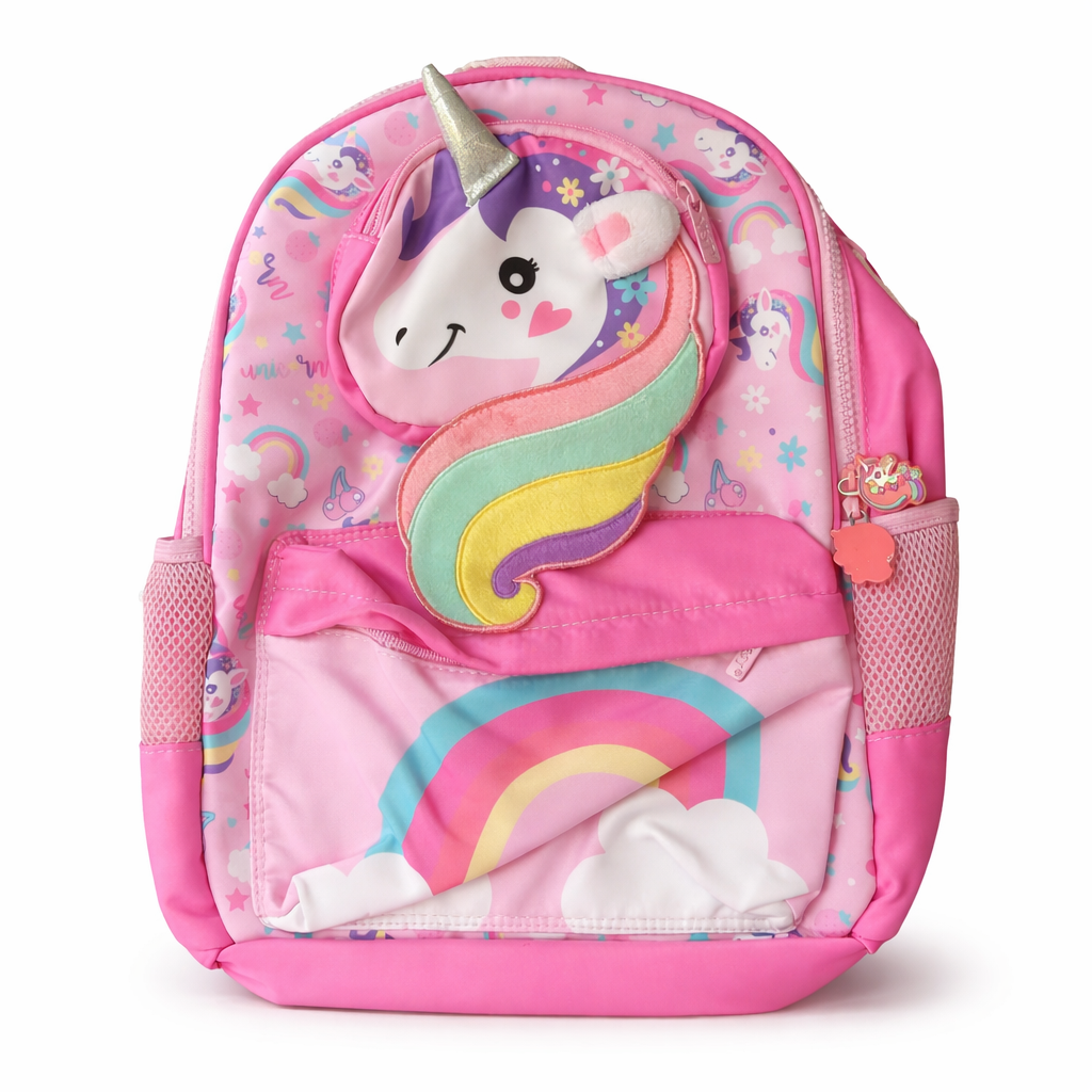 Vest School Bag For Kids 14" - Unicorn