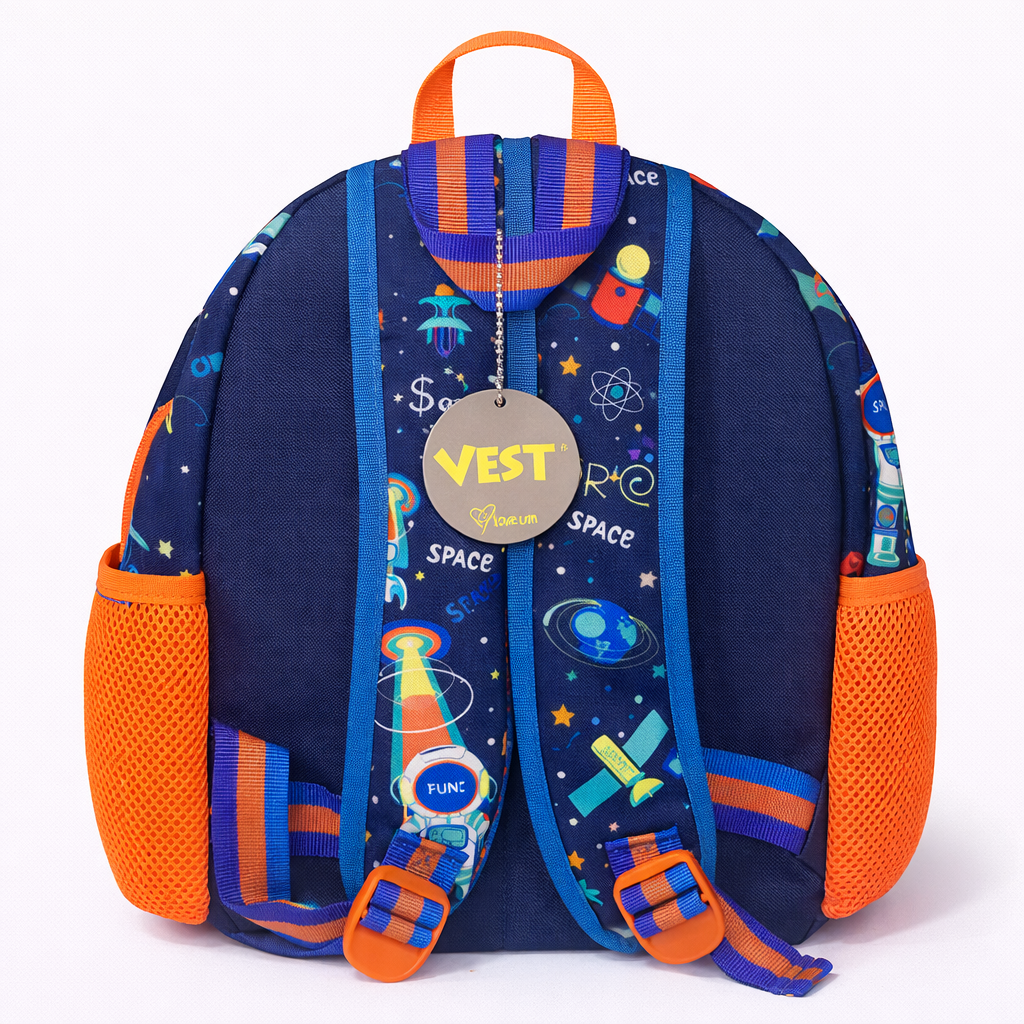 Vest School Bag For Kids 12" - Space