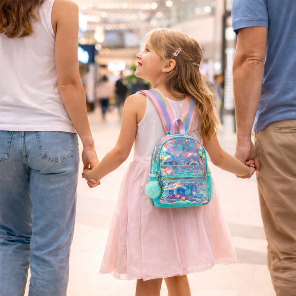 Vest School Bag For Kids 10" - Mermaid