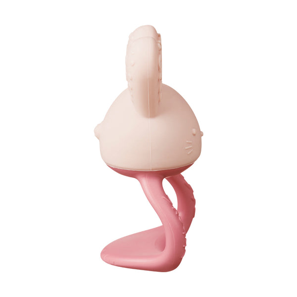 B Box Chill Plus Fill Bunny Teether - Blush Pink