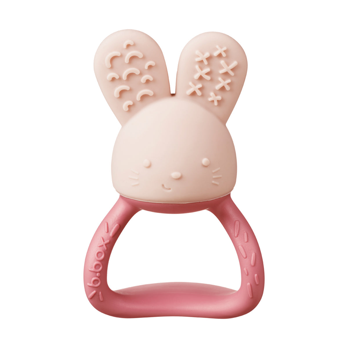 B Box Chill Plus Fill Bunny Teether - Blush Pink