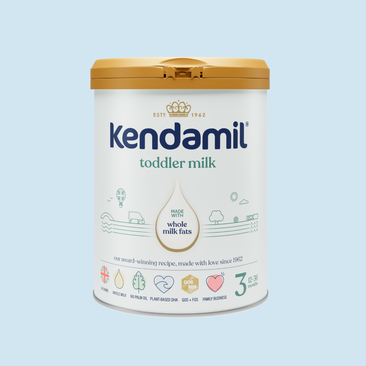 Kendamil Classic Stage 3 Toddler Milk – 1–3 Years, 800g