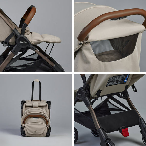 Silver Cross Clic 2 Stroller - Latte
