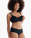 Momcozy Maternity Nursing Bra- YN21 (Black) - 2 Extra Large