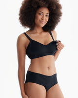 Momcozy Maternity Nursing Bra- YN21 (Black) - 2 Extra Large