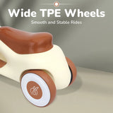 R For Rabbit Speedster Zoomy Push Ride On - Cream Brown
