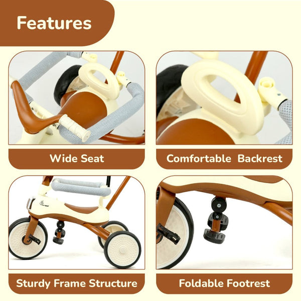 R For Rabbit 3-in-1 Tiny Toes Karizma - Cream Brown