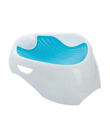 Hopop Silicone Baby Bather with Mesh Sling 61 × 38 × 20 cm Blue
