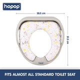 Hopop Cushioned Baby Toilet Training Seat with Handles - Sleepy