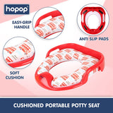 Hopop Cushioned Baby Toilet Training Seat with Handles - Bus