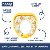 Hopop Cushioned Baby Toilet Training Seat with Handles - Lion