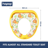 Hopop Cushioned Baby Toilet Training Seat with Handles - Lion