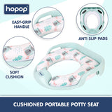 Hopop Cushioned Baby Toilet Training Seat with Handles - Bear