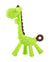 Hopop Silicone Giraffe Teether One Size Green