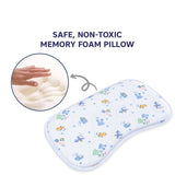 Hopop Memory Foam Baby Flat Head Shaping Pillow Newborn+ – Baby Bear