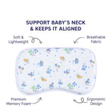 Hopop Memory Foam Baby Flat Head Shaping Pillow Newborn+ – Baby Bear